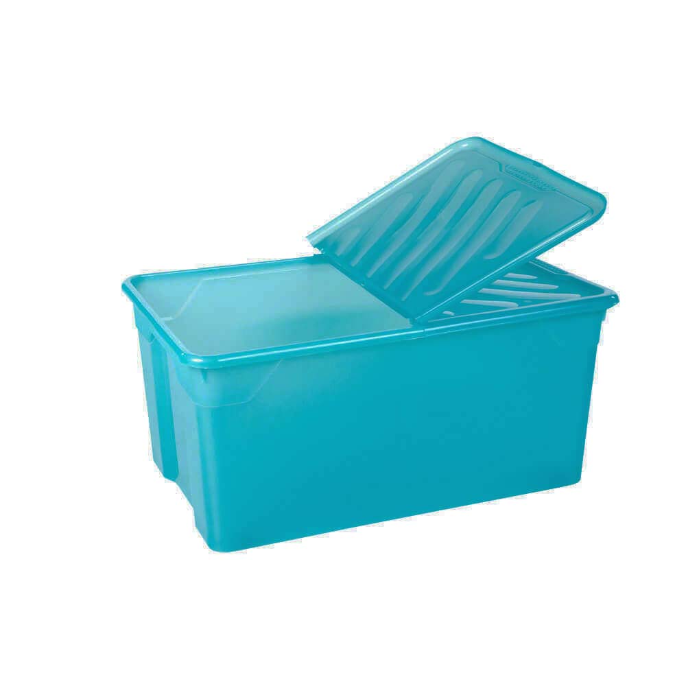 Πλαστικό Κουτί Αποθήκευσης Με Ροδάκια Nak Box 92lt